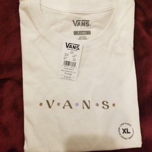 Vans, Long Sleeve Men's- X- Large Tee Shirt New w/h Tags